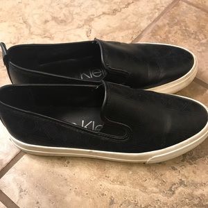 Calvin Klein black sneakers sz 7.5